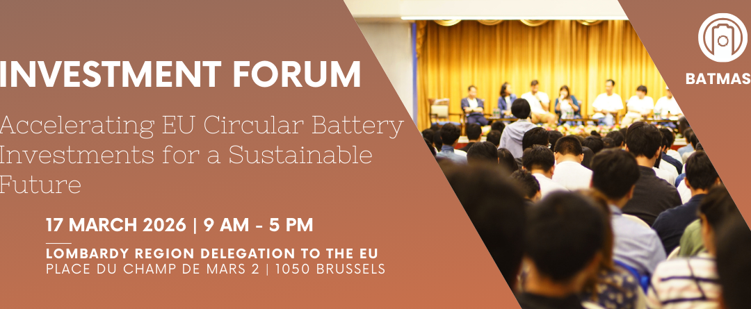 CBV Investment Forum: Accelerating EU Circular Battery Investments for a Sustainable Future